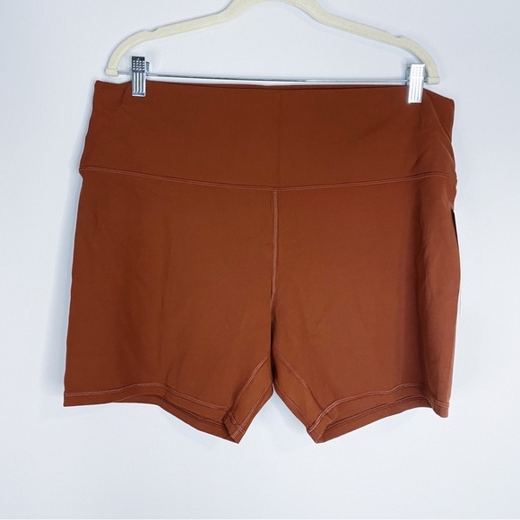 Lululemon - Dark Terracotta Align High Rise 6โ Shorts - Picture 3 of 5